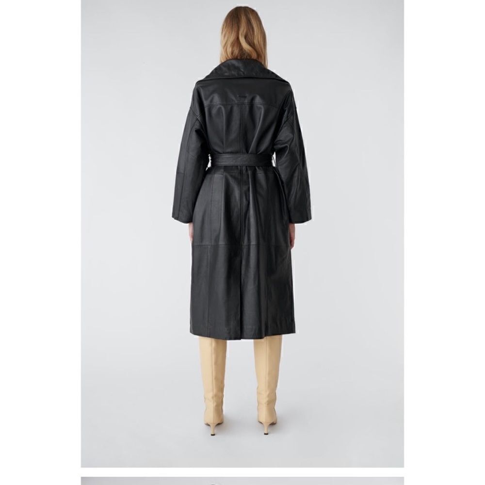 Deadwood Olga Leather Trench Coat - Picture 2 of 13